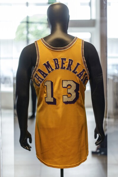 Wilt chamberlain on sale jersey